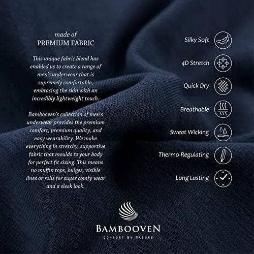 Bambooven - Men's Bamboo Crew Neck Undershirts (3-Pack)