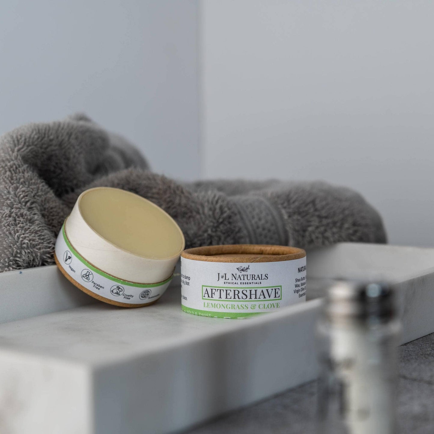 Aftershave Rub - natural,vegan and hydrating post shave balm