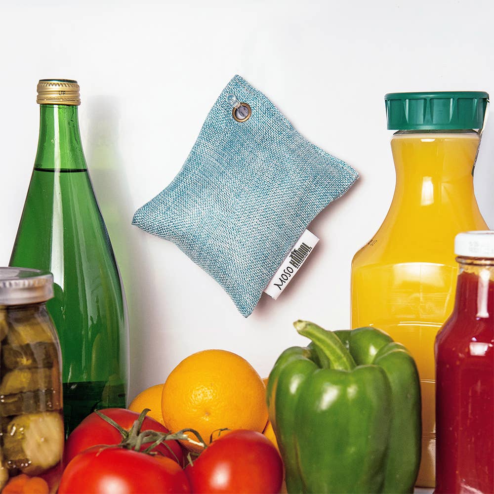 Fridge & Freezer Deodorizer w/ Bamboo Charcoal, Long-Lasting