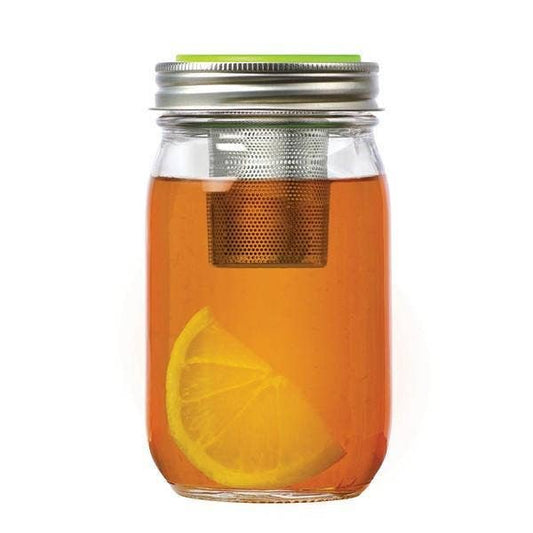 Fox Run Brands - Jarware Tea Infuser Lid for Regular Mouth Mason Jar
