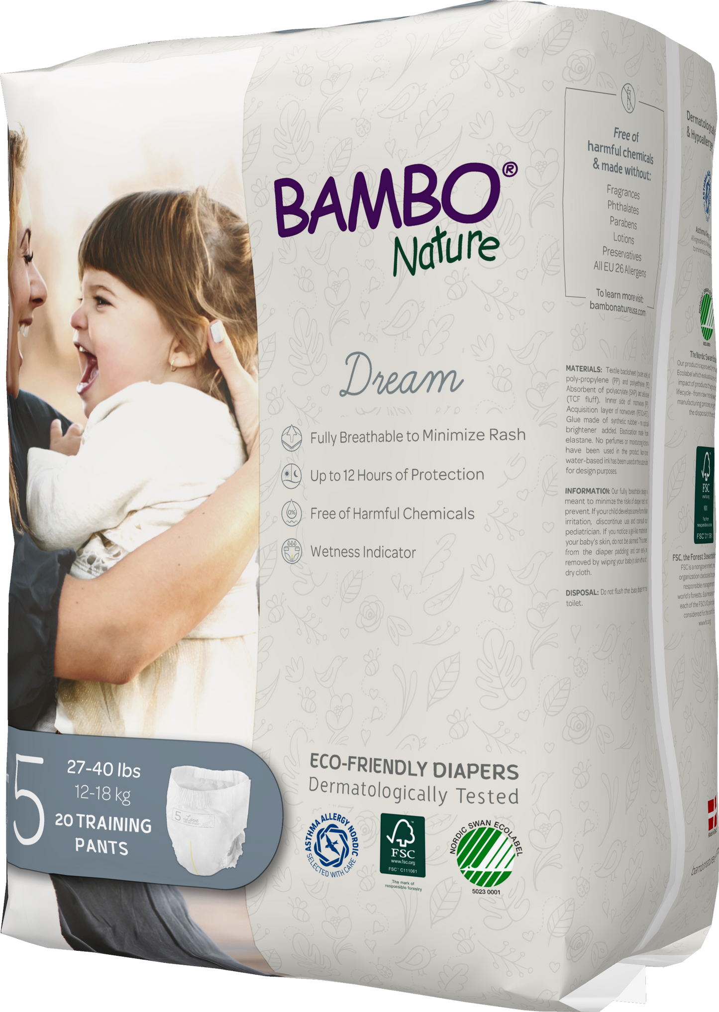 Bambo Nature USA - Bambo Nature Training Pants Size 5