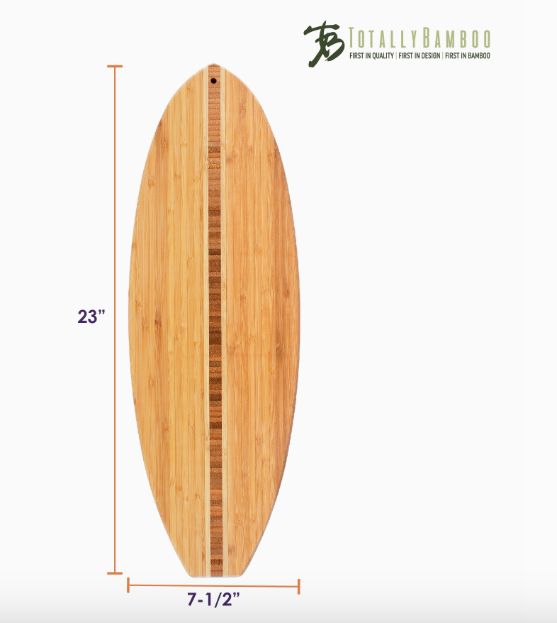 Surfboard Shaped Cutting Board