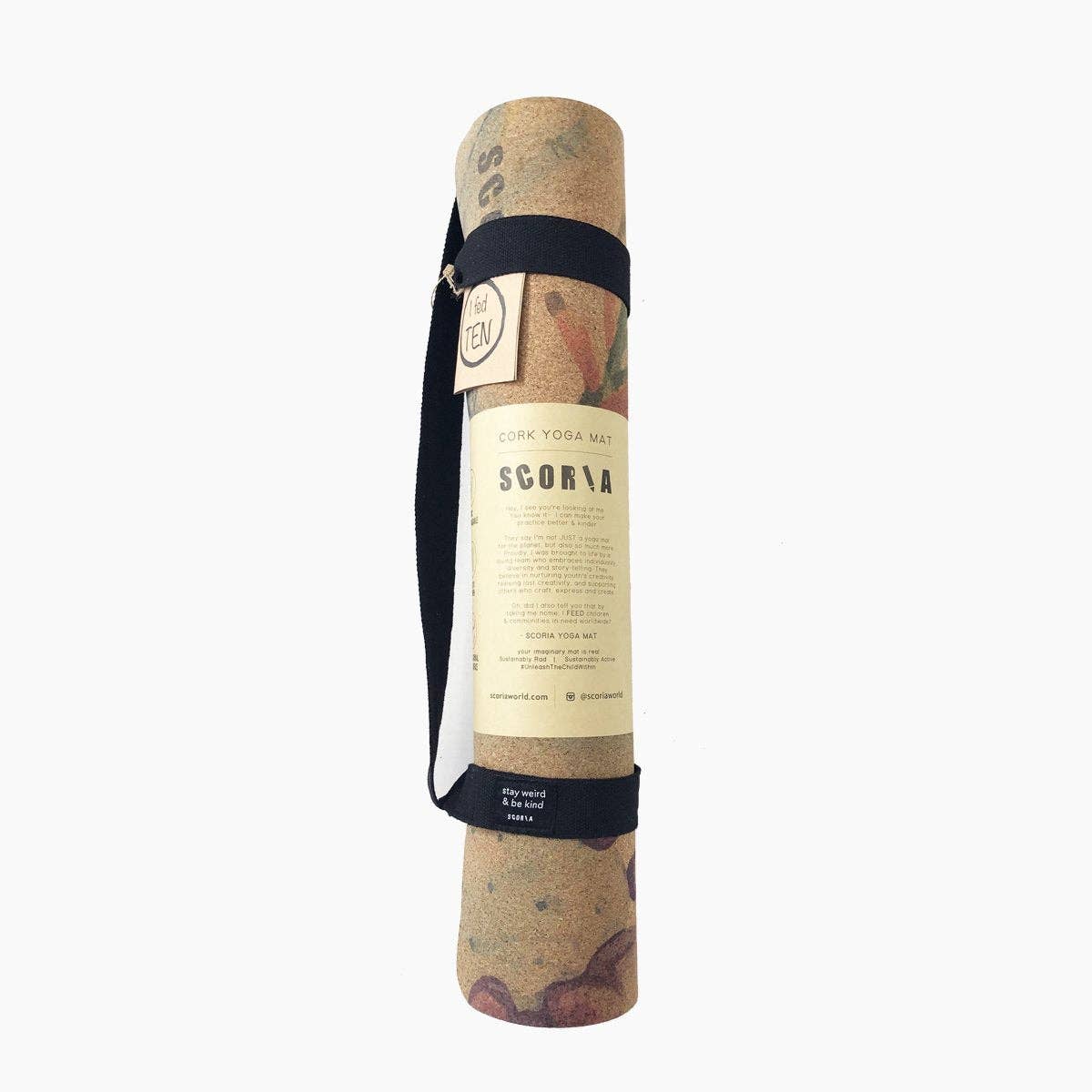 Extra-Thick Botanicals Cork Yoga Mat by (6mm)