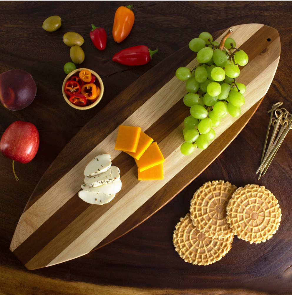 Shiplap Serving Surfboard