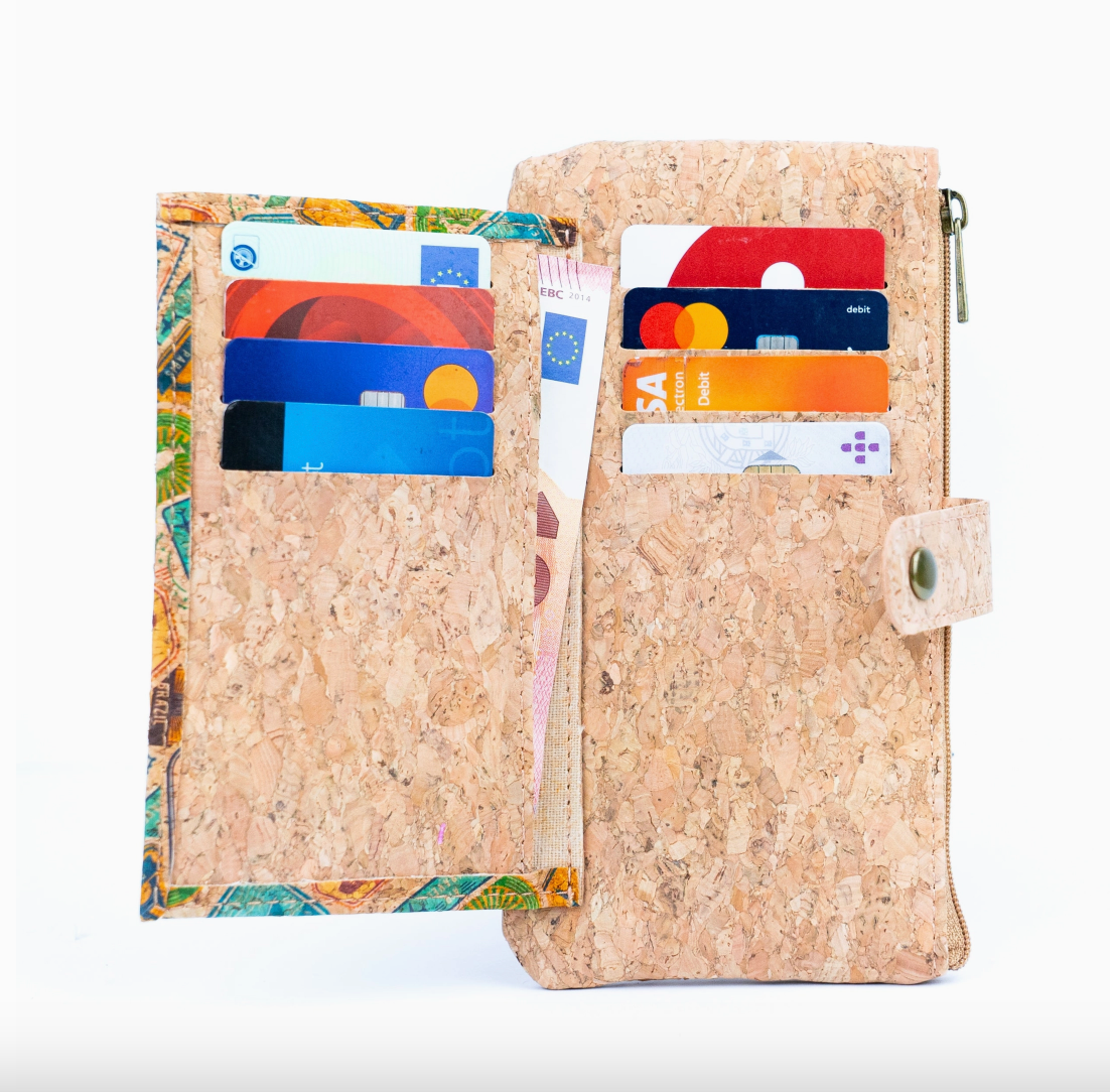 Large Vegan Cork Wallet