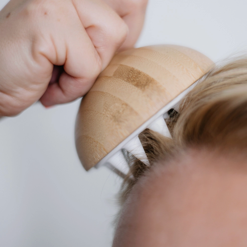Bamboo Scalp Massage Shampoo Brush