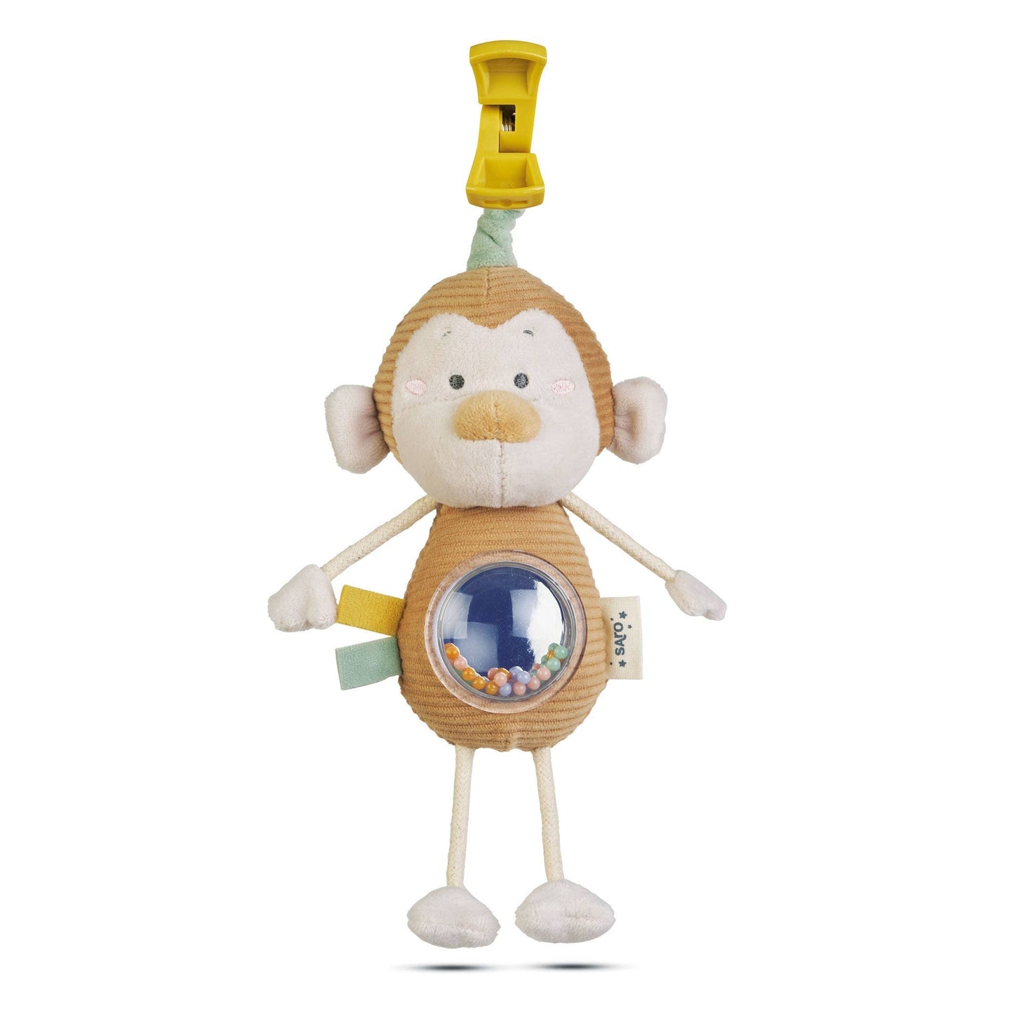 Jungle Party Mirror Rattle Monkey