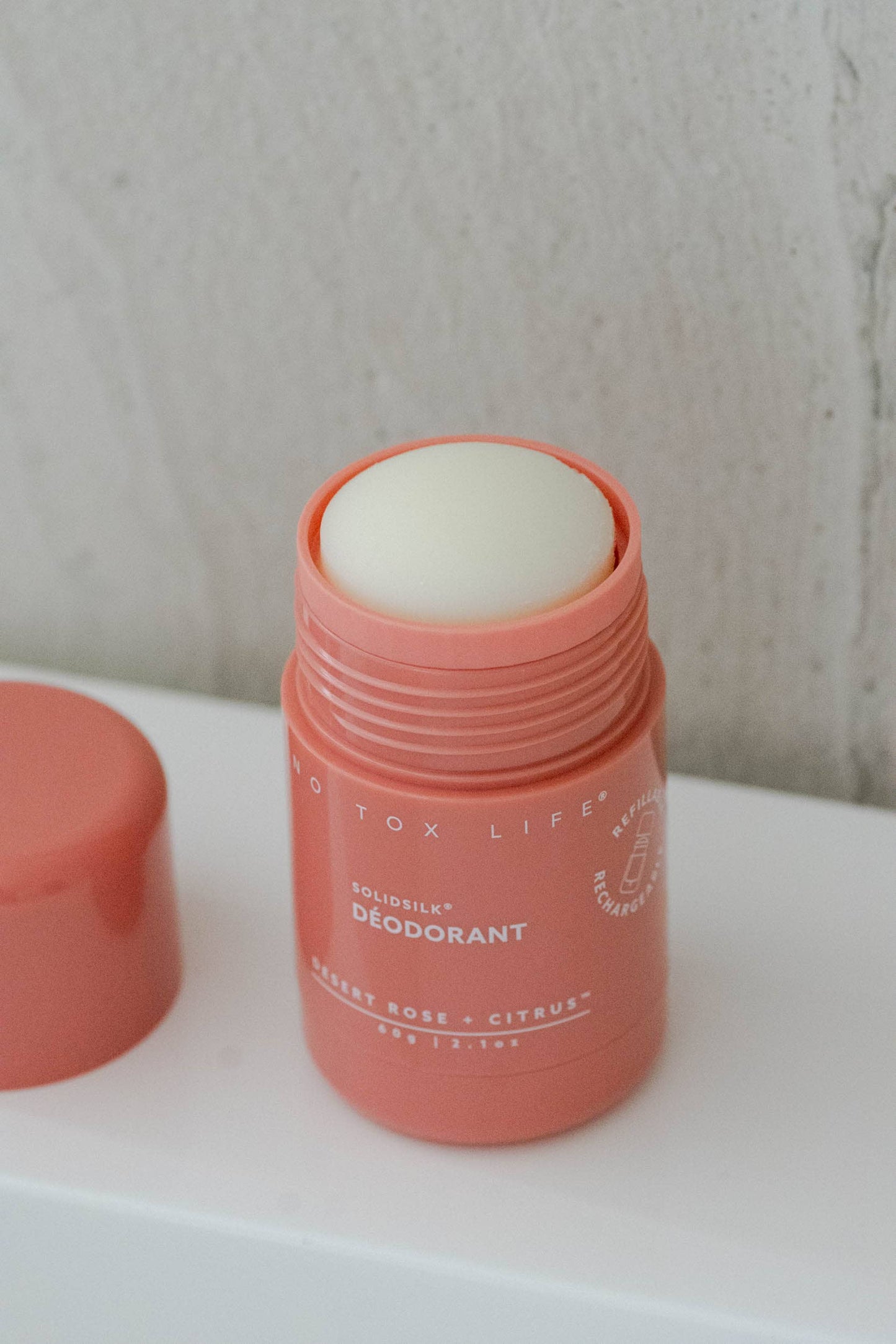 SOLIDSILK® Deodorant (Desert Rose & Citrus) Refillable TUBE