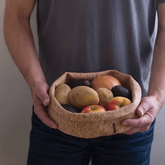 'Adjust-A-Bowl' Cork Fabric Catch-All Bowl, Medium