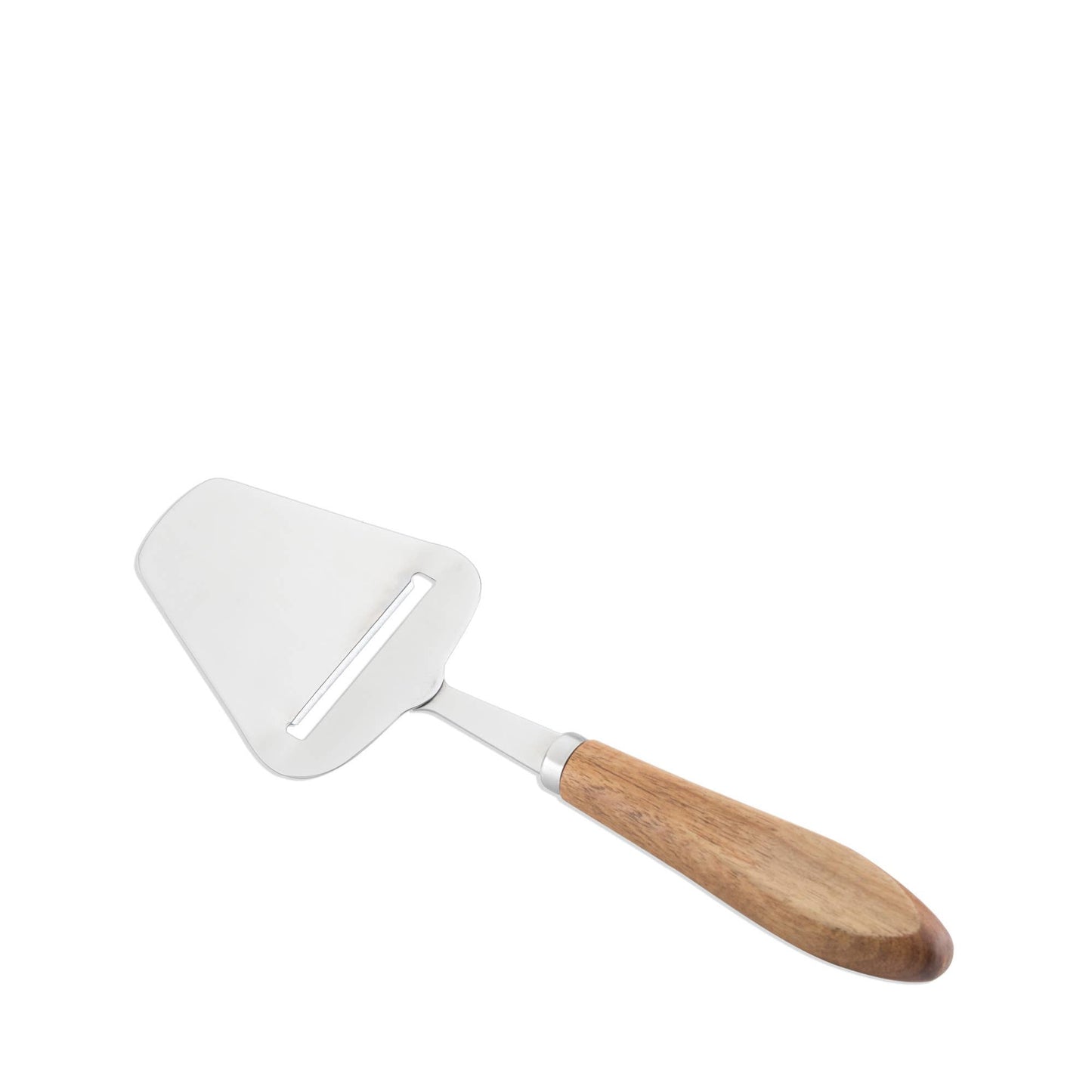 Acacia and Stainless Steel Hard Cheese Plane Slicer