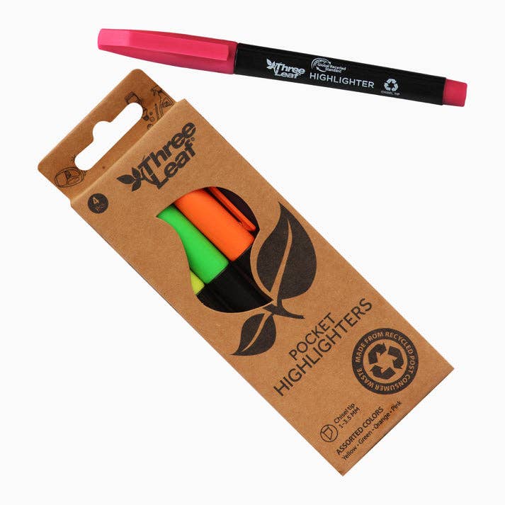Highlighters: Pack of 4 - Assorted Color