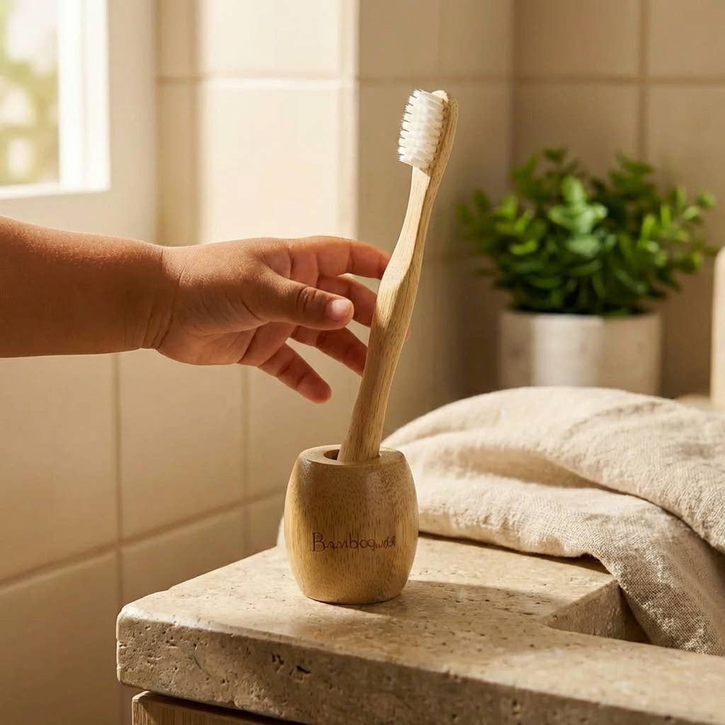 100% Compostable Kids Toothbrush | Earth Day Bestseller