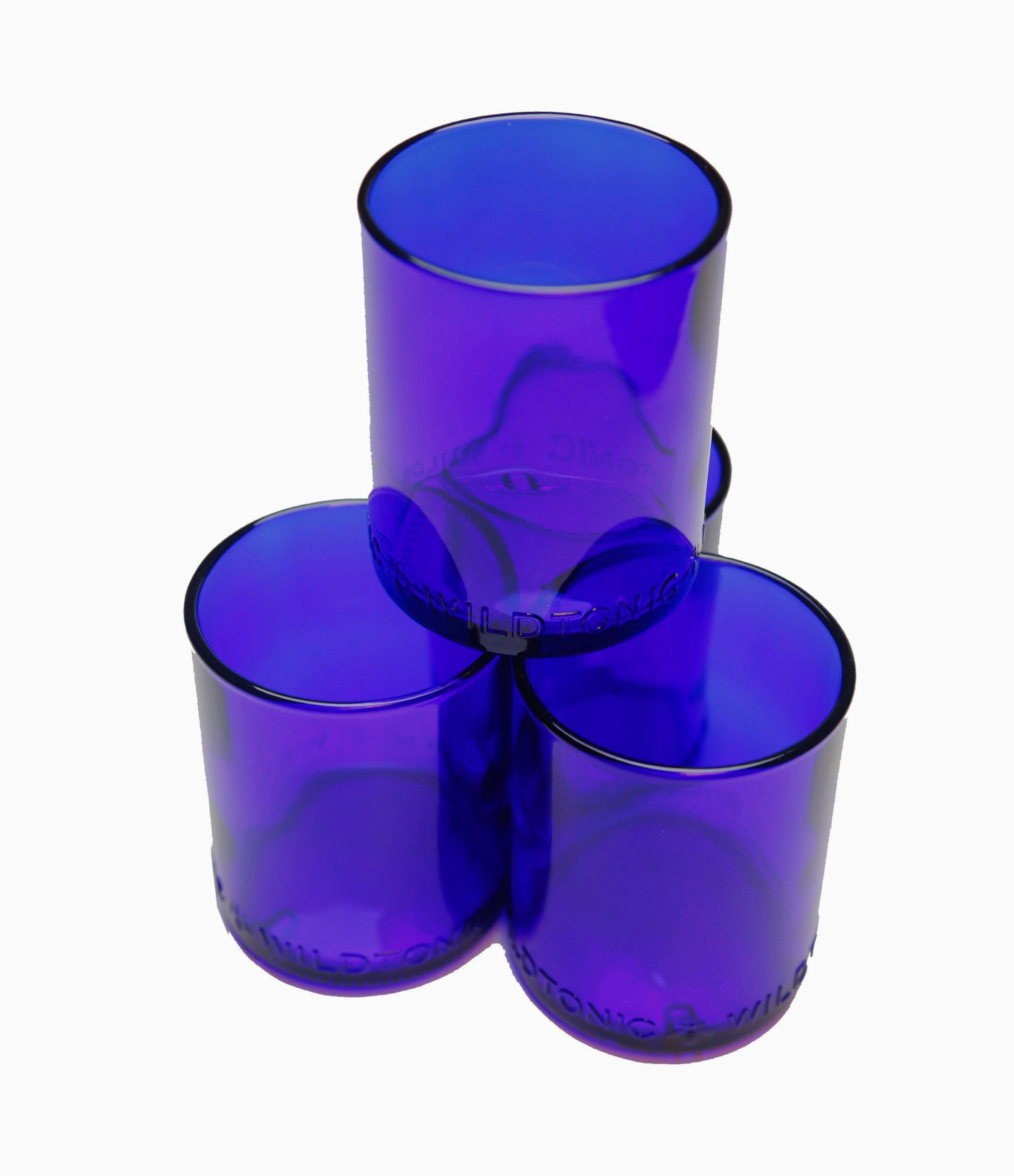 12 oz. Set of 4 Cobalt Glasses