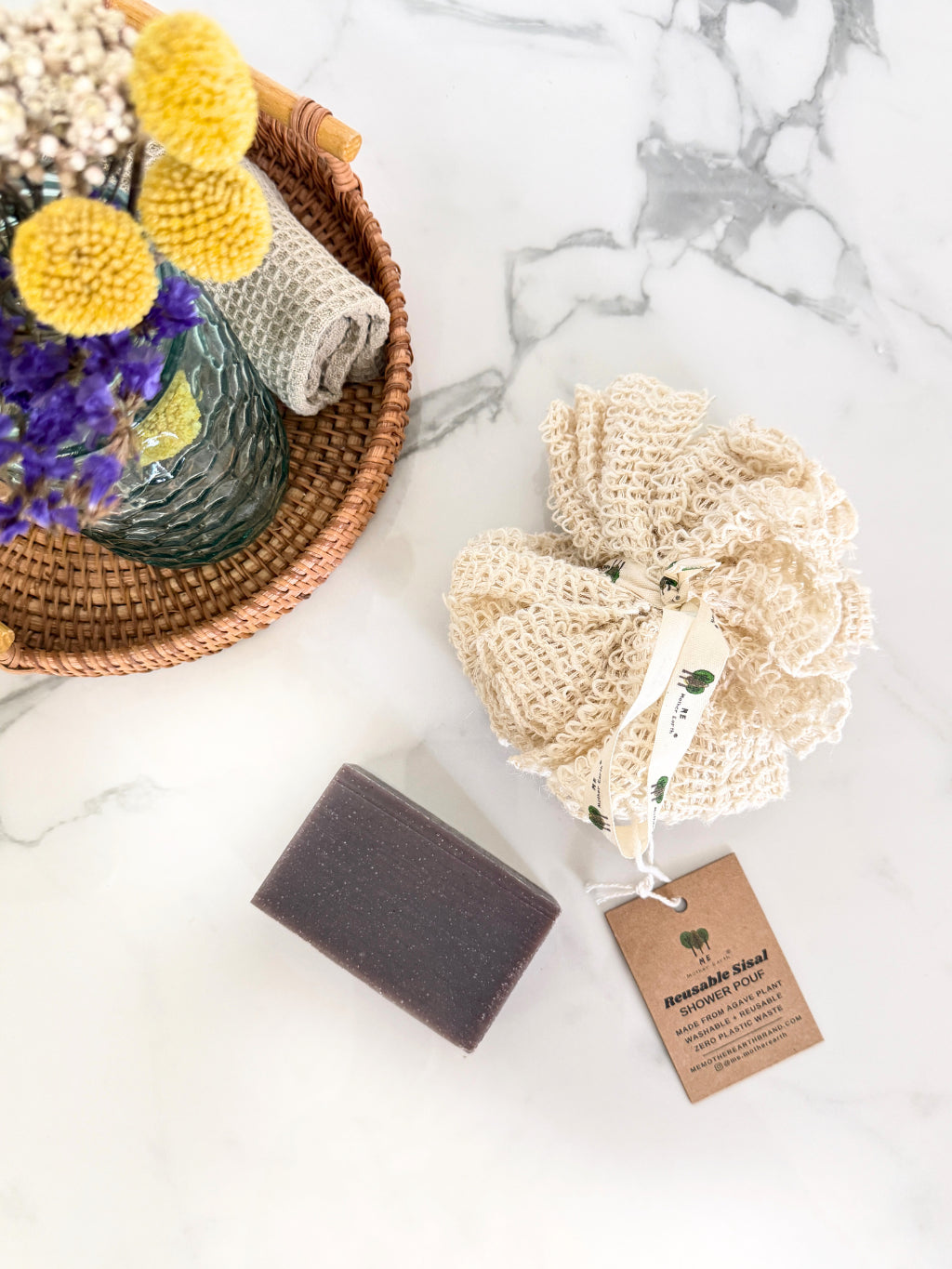 Reusable Sisal Shower Pouf