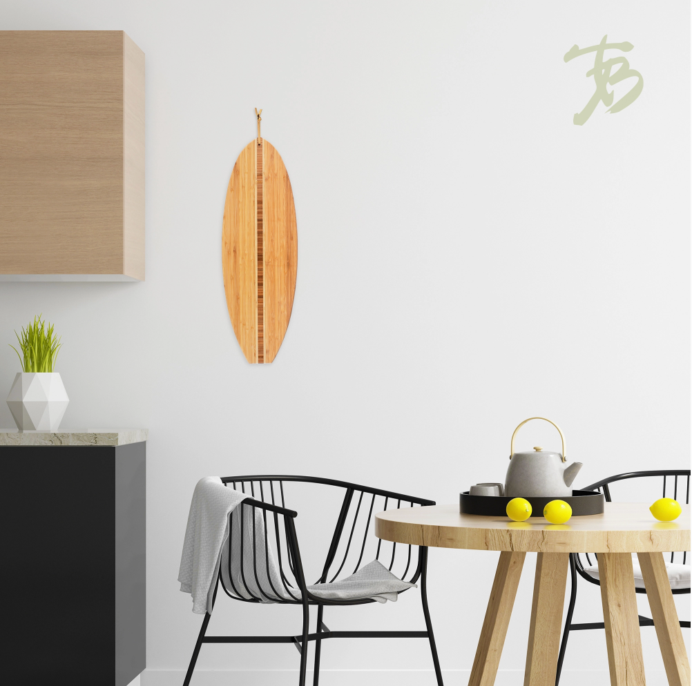 Surfboard Shaped Cutting Board