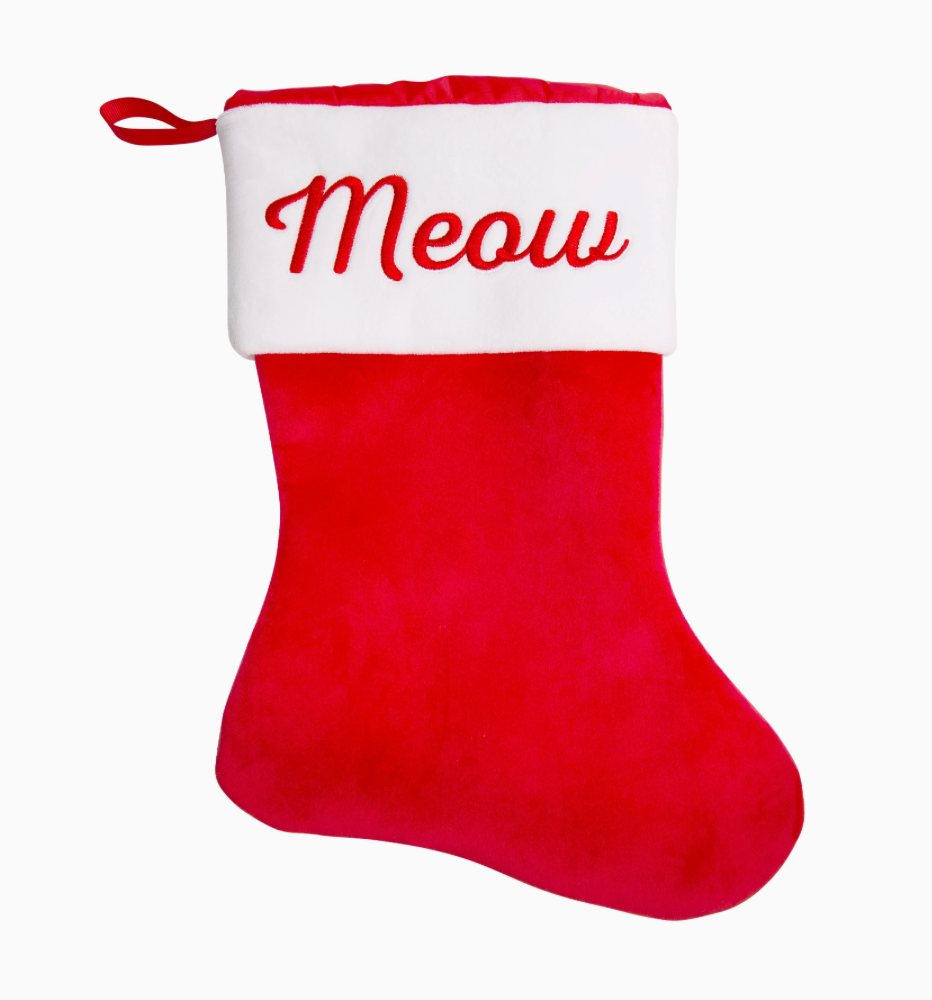 Meow Cat Stocking