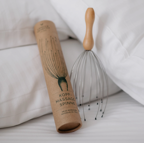 Head Massage Scratcher with Bamboo Handle