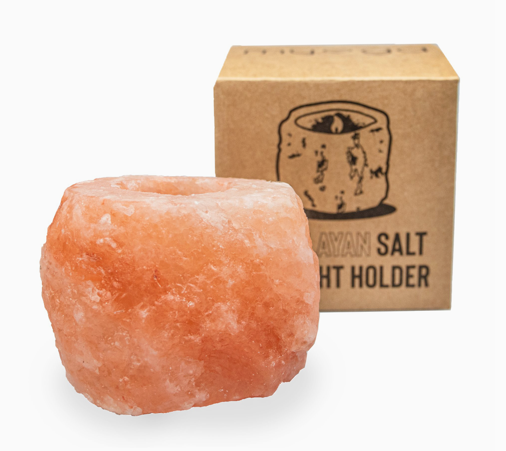 Air Purifying Himalayan Salt Candle Holder