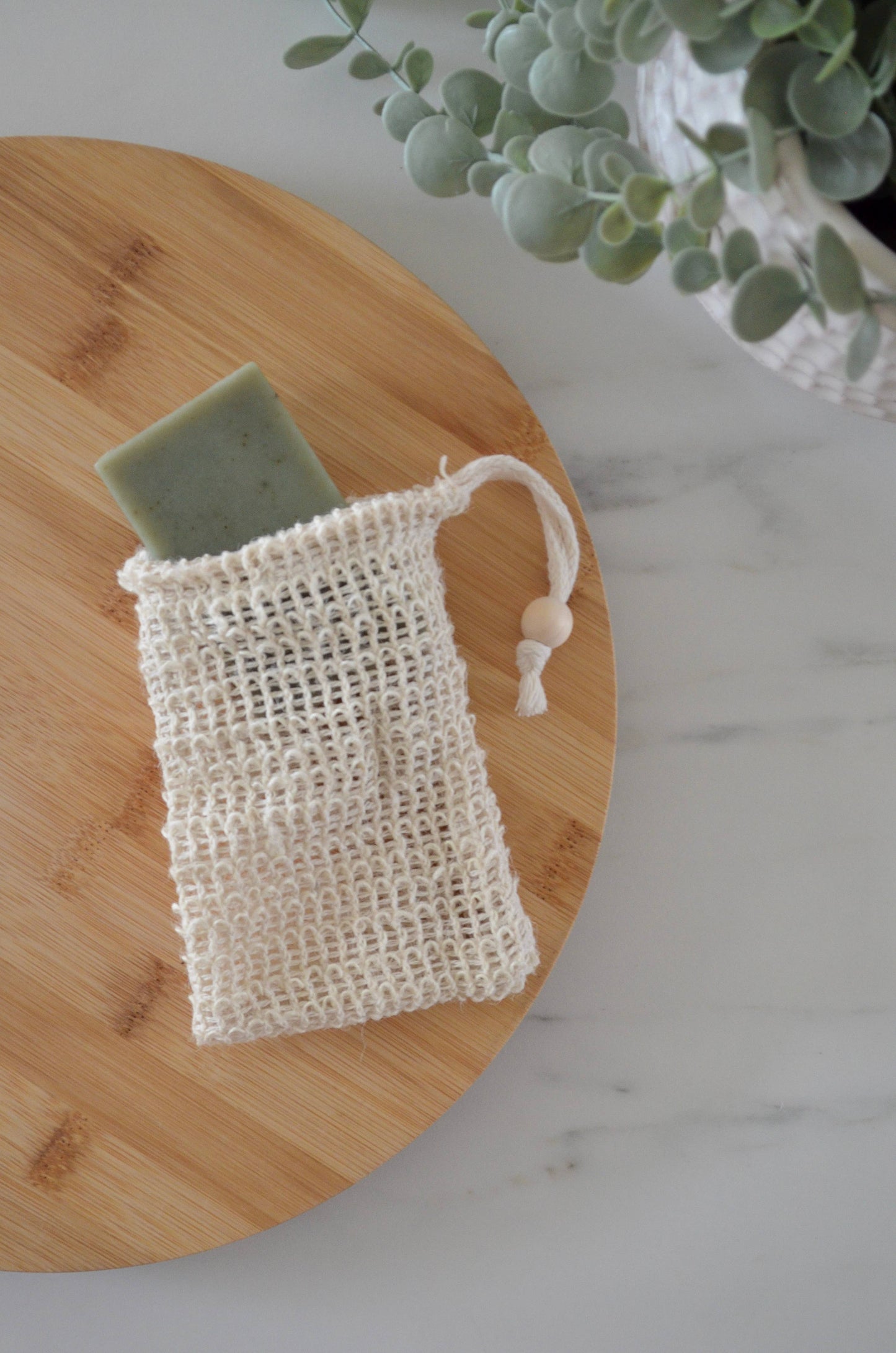 Biodegradable Natural Sisal Soap Saver Pouch