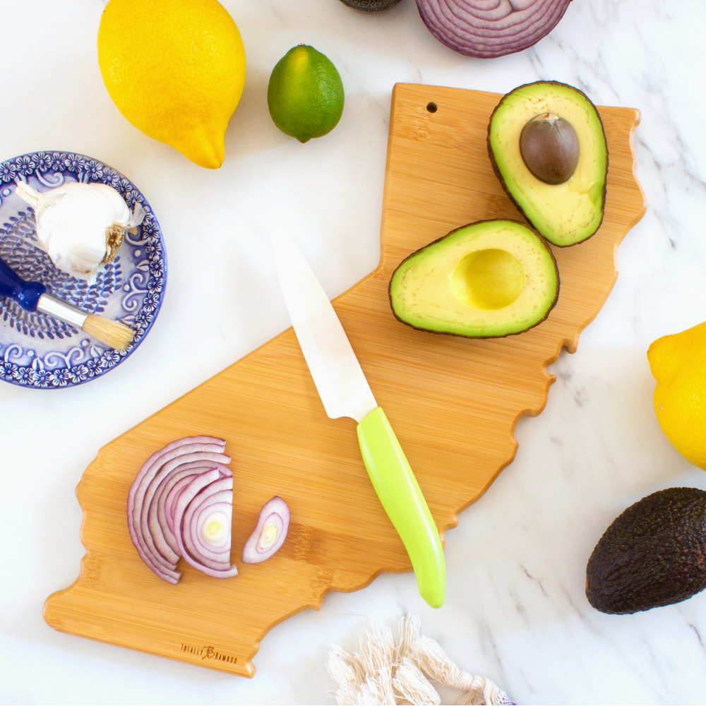 California Destinations - Bamboo Cutting Board