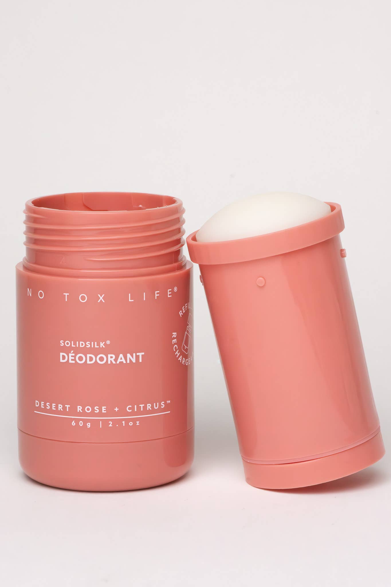 SOLIDSILK® Deodorant (Desert Rose & Citrus) Refillable TUBE