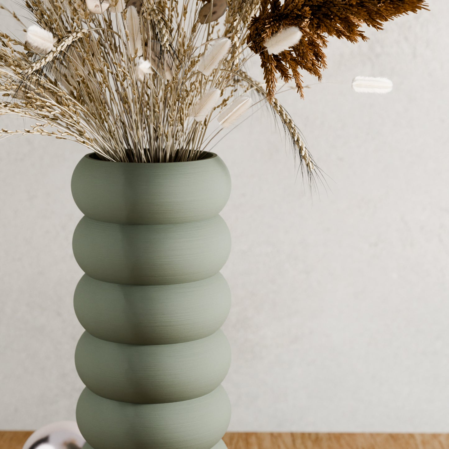 Modern Round Vase | Stacked Collection