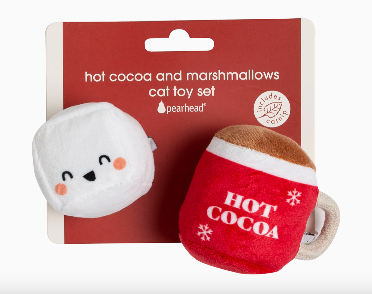 Christmas Hot Cocoa Cat Toys Set