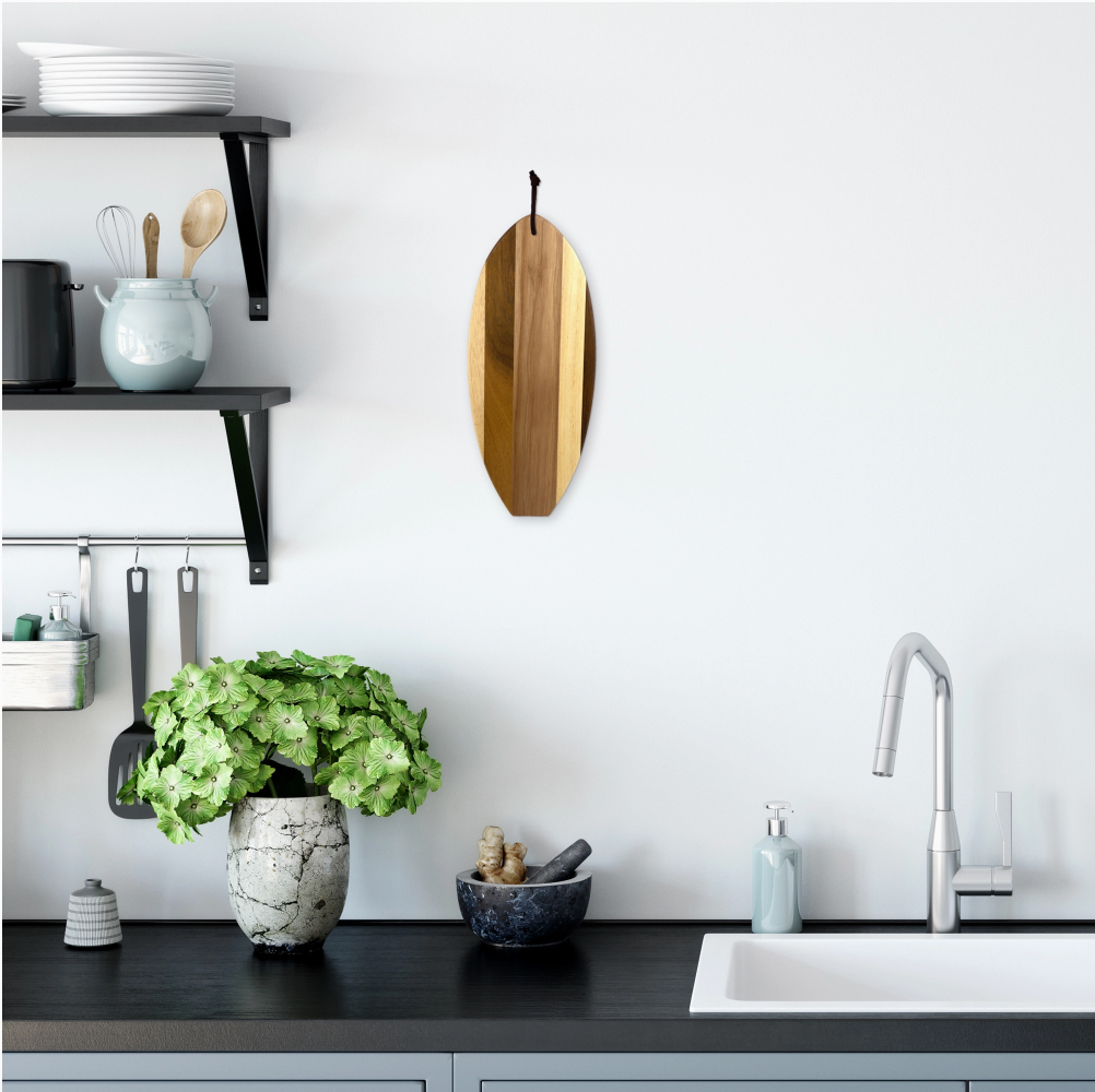 Shiplap Li'l Surfboard Shaped Serving Board