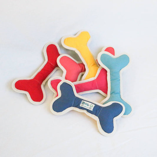 Plastic-Free Upcycled Organic Cotton Dog Toys