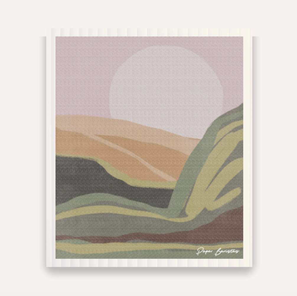 Swedish Dishcloths: Landscape Combo Set of Three