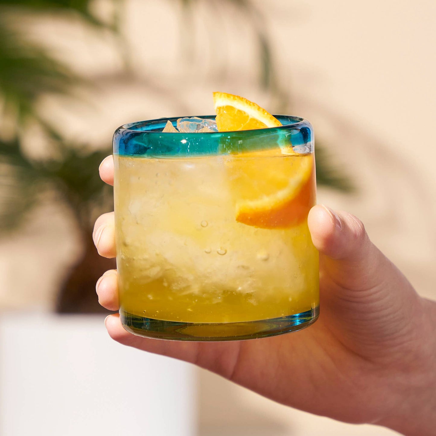 Segunda Vida Primavera Recycled Glass Tumblers Set of 2