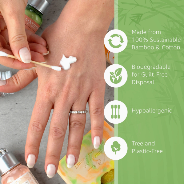 Bamboo Cotton Swabs