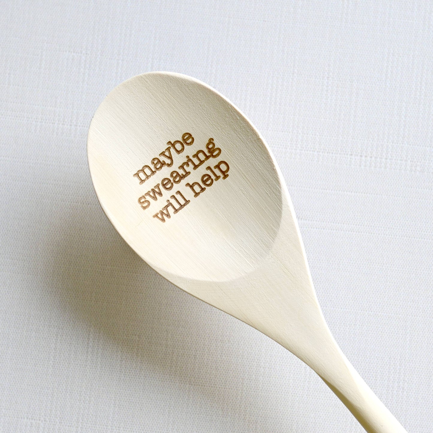 Maybe Swearing Will Help Engraved Spoons