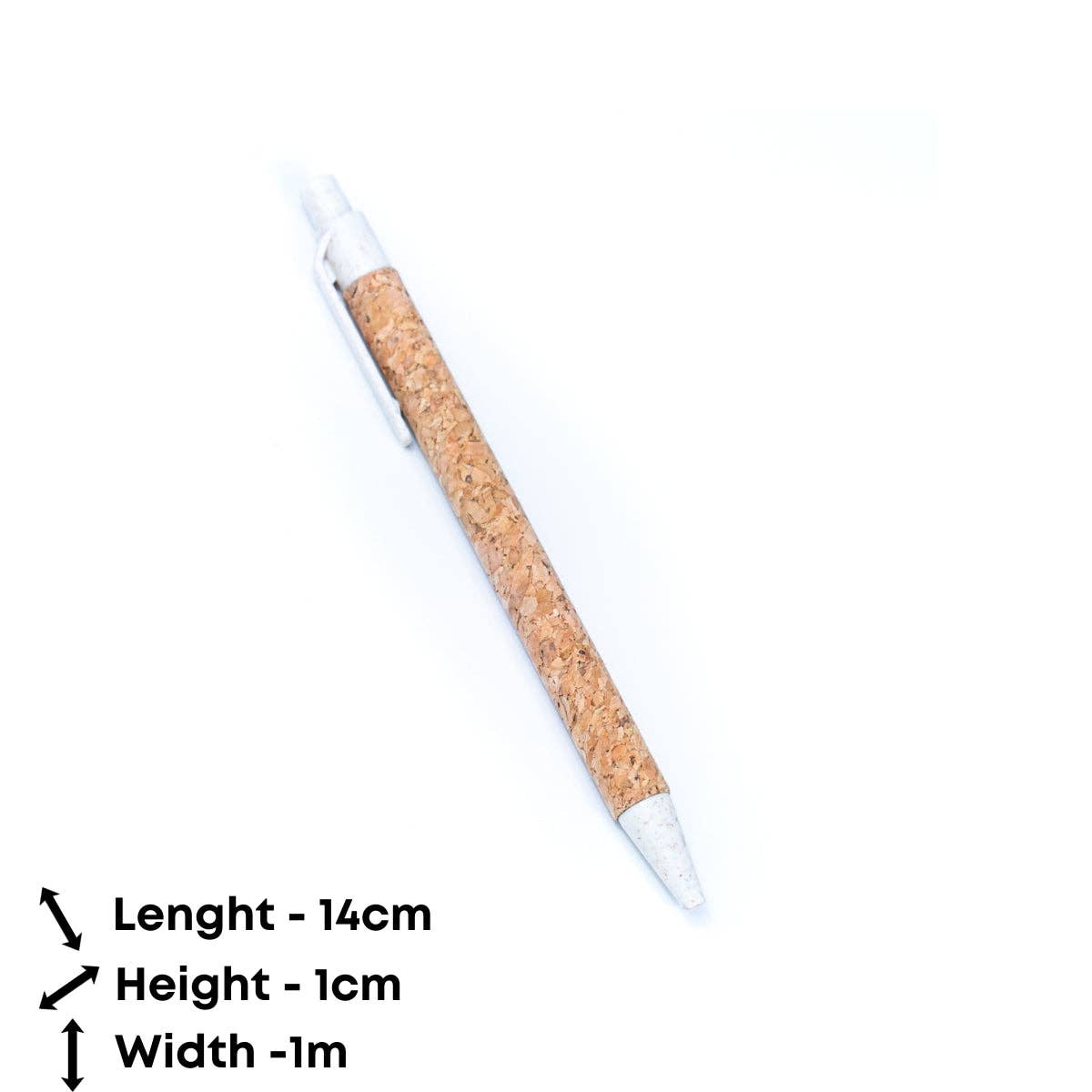 Cork Ballpoint Pens - Eco-Friendly Set of 5