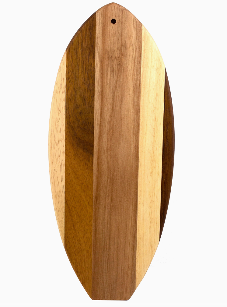 Shiplap Li'l Surfboard Shaped Serving Board