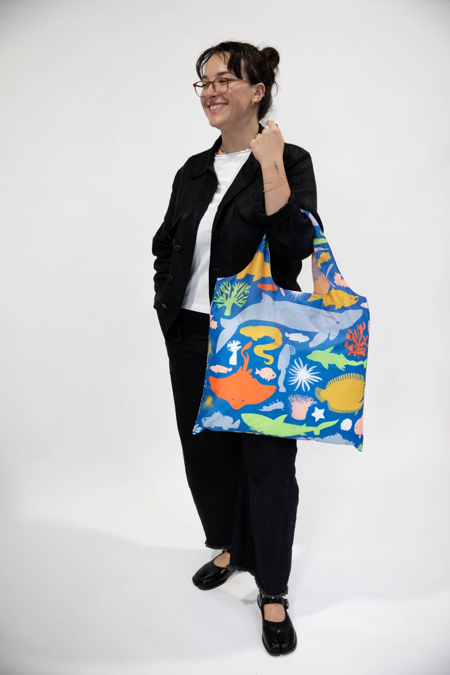 Sea Animals Art Sack® by Banquet Workshop - Beach Tote Bag