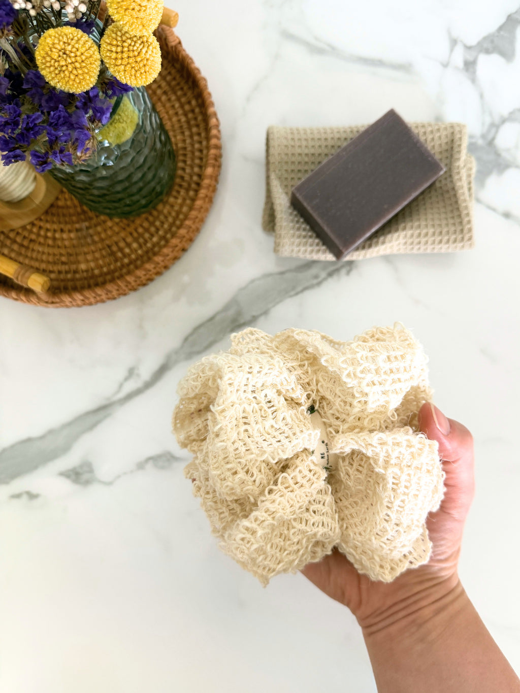 Reusable Sisal Shower Pouf