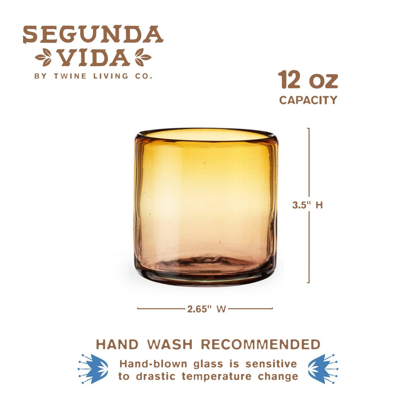 Segunda Vida El Ocaso Recycled Tumblers Set of 2