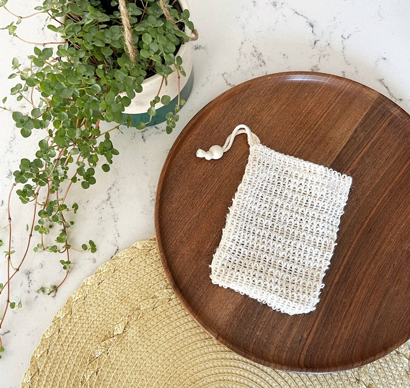 Biodegradable Natural Sisal Soap Saver Pouch
