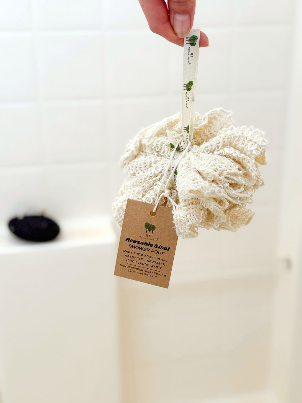 Reusable Sisal Shower Pouf