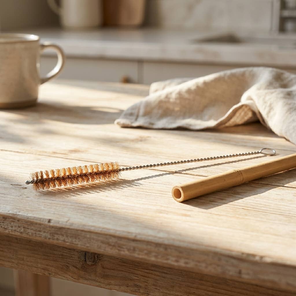 1x Coconut Fiber Straw Cleaner | Plastic Free