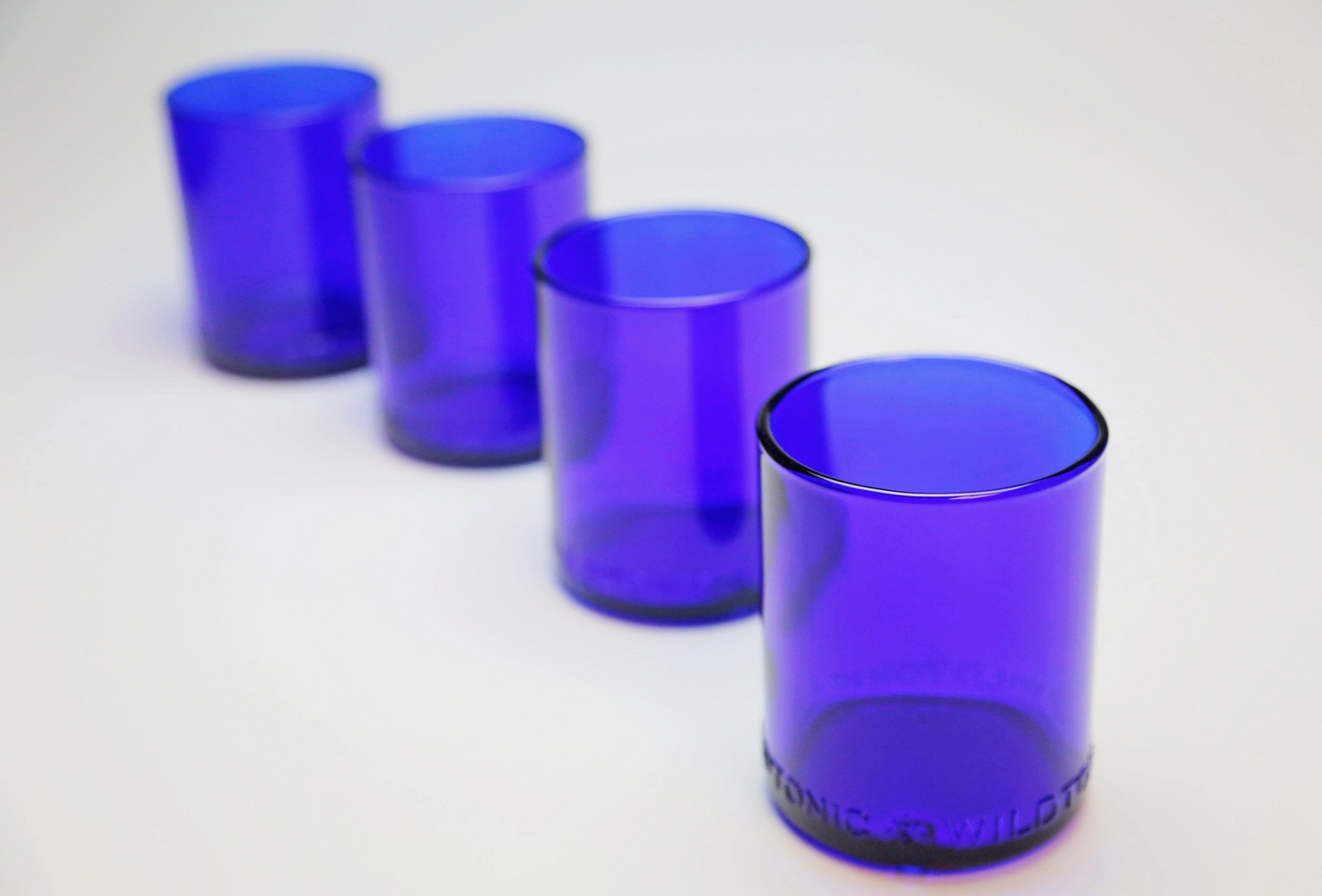 12 oz. Set of 4 Cobalt Glasses
