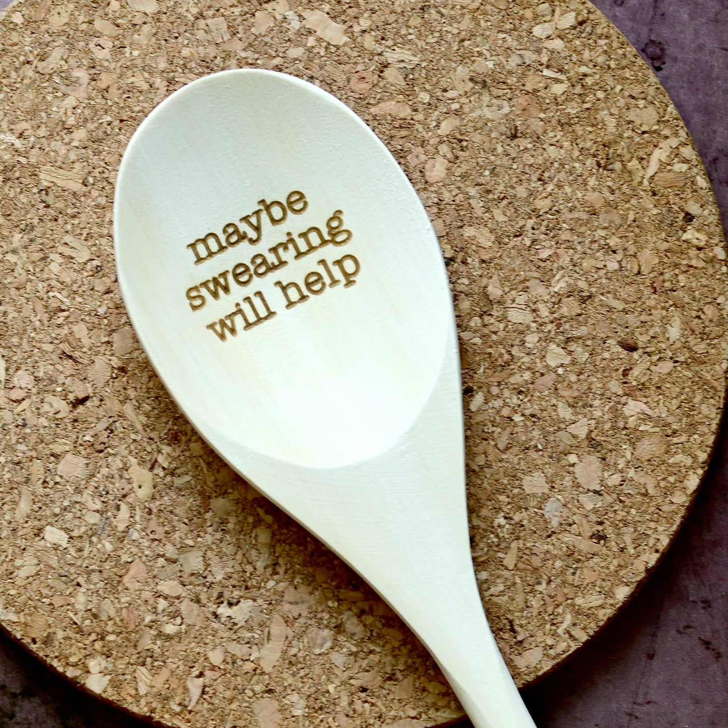 Maybe Swearing Will Help Engraved Spoons