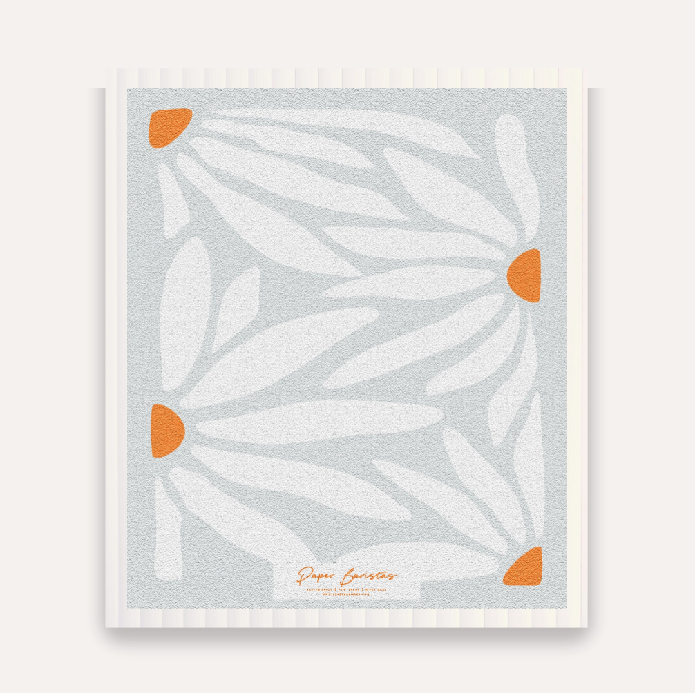 Swedish Dishcloths Set of Three: Daisy Combo