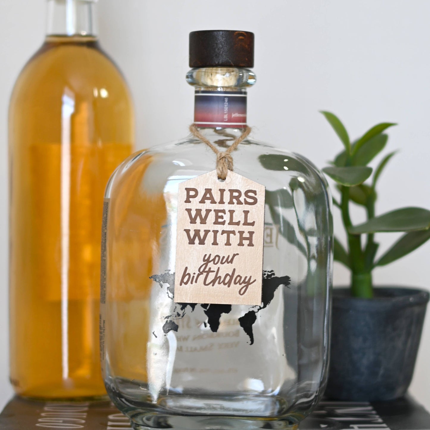 Pairs Well With Your Birthday Bottle Tag