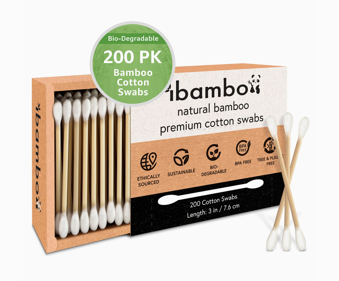 Bamboo Cotton Swabs
